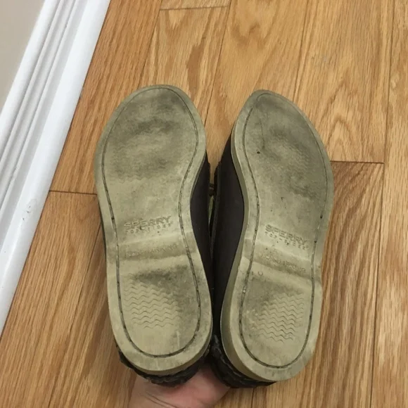 Sperry Top Sider Brown 2-eye Boat Shoes - Picture 4 of 4